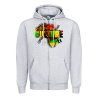 Heather Grey Do it for the culture Zipper Hoodie - FaDigitalArtStudio