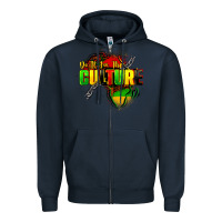 Navy Do it for the culture Zipper Hoodie - FaDigitalArtStudio