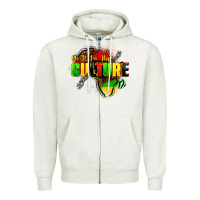 Oatmeal Heather Do it for the culture Zipper Hoodie - FaDigitalArtStudio