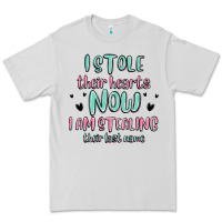 Dove Grey i stole their hearts now i am stealing their last Premium Tee - MaliasSmallBusiness