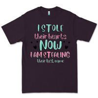 Plum i stole their hearts now i am stealing their last Premium Tee - MaliasSmallBusiness
