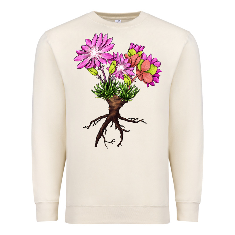Bitterroot Flower Premium Sweatshirt by LillyAllenDesigns | Teevron