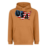 Meerkat Usa Heavyweight Hoodie - CowhideDigitalArt