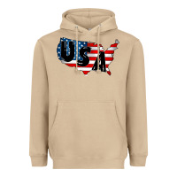 Mushroom Usa Heavyweight Hoodie - CowhideDigitalArt