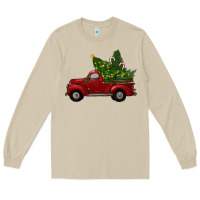 Mushroom Christmas Trees With Truck Long Sleeve Tee - RanaPortraitStore