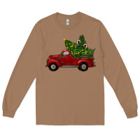 Toasted Coconut Christmas Trees With Truck Long Sleeve Tee - RanaPortraitStore