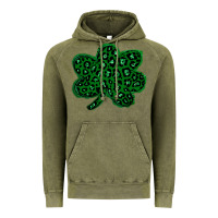 Vintage Olive shamrock st patrick Vintage Hoodie - Bettercallsaul