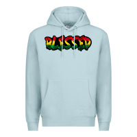 Blue Mist Juneteenth blessed Premium Hoodie - FaDigitalArtStudio
