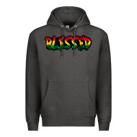 Charcoal Heather Juneteenth blessed Premium Hoodie - FaDigitalArtStudio
