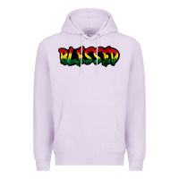 Lilac Juneteenth blessed Premium Hoodie - FaDigitalArtStudio