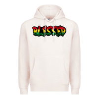 Pale Pink Juneteenth blessed Premium Hoodie - FaDigitalArtStudio