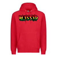 Red Juneteenth blessed Premium Hoodie - FaDigitalArtStudio