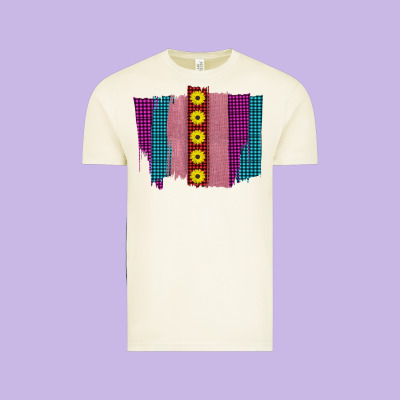 Western Farm Life Sunflower Brush Strokes Vintage Tee Designed By Bettercallsaul