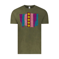 Vintage Olive Western Farm Life Sunflower Brush Strokes Vintage Tee - Bettercallsaul
