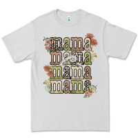 Dove Grey mama mama mama mama western flower Premium Tee - NancyCooperArtShop