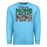 Ocean Blue Only The Best Moms Get Promoted To Mimi Premium Sweatshirt - CowhideDigitalArt