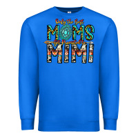 True Royal Only The Best Moms Get Promoted To Mimi Premium Sweatshirt - CowhideDigitalArt