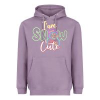 Lavender l am snow cute Heavyweight Hoodie - CowhideDigitalArt