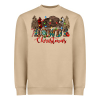 Mushroom howdy christmas Heavyweight Sweatshirt - CowGirlArtShop