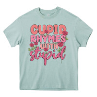 Arona cupid rhymes with stupid Heavy Core Tee - MaliasSmallBusiness