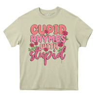 Mossy cupid rhymes with stupid Heavy Core Tee - MaliasSmallBusiness