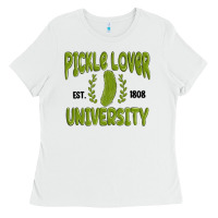 Pickle Lover University Ladies Tee | Teevron