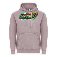 Vintage Zinc Tennessee Map Sunflower Cactus Serape Vintage Hoodie - RanaPortraitStore
