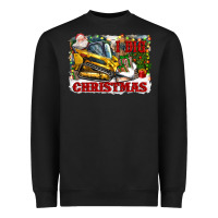 Black i dig christmas Heavyweight Sweatshirt - CowGirlArtShop