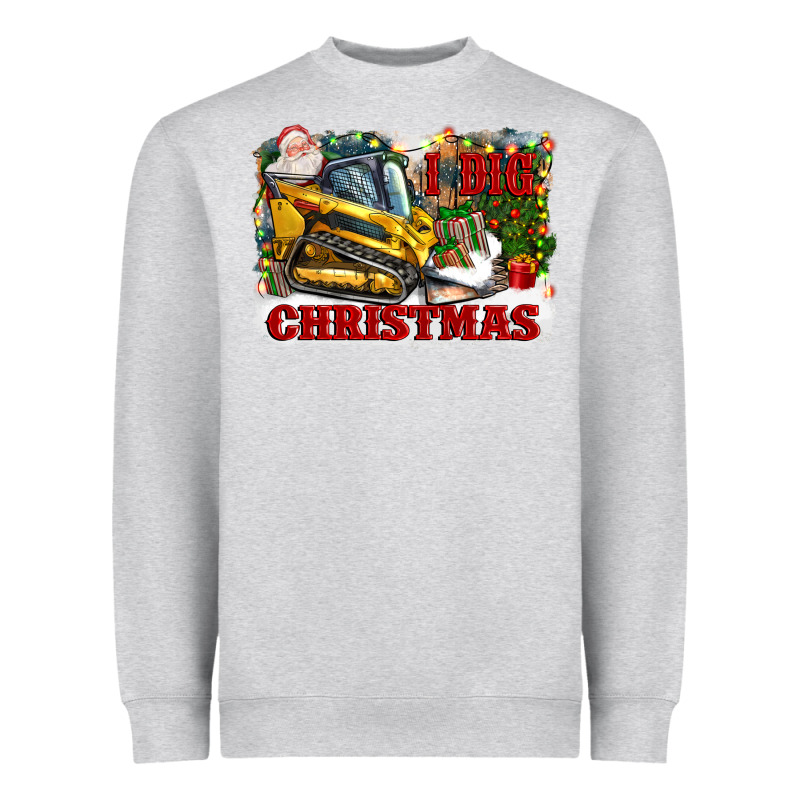 I Dig Christmas Heavyweight Sweatshirt by CowGirlArtShop | Teevron