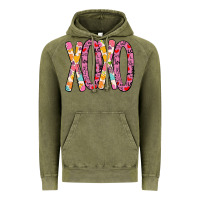 Vintage Olive Valentine Xoxo Vintage Hoodie - Bettercallsaul
