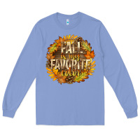 Colony Blue Fall Is My Favorite Color Long Sleeve Tee - texasbilliewilder