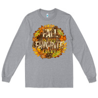 Heather Grey Fall Is My Favorite Color Long Sleeve Tee - texasbilliewilder
