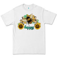 White bee happy honey comb Premium Tee - JahusDesignShop
