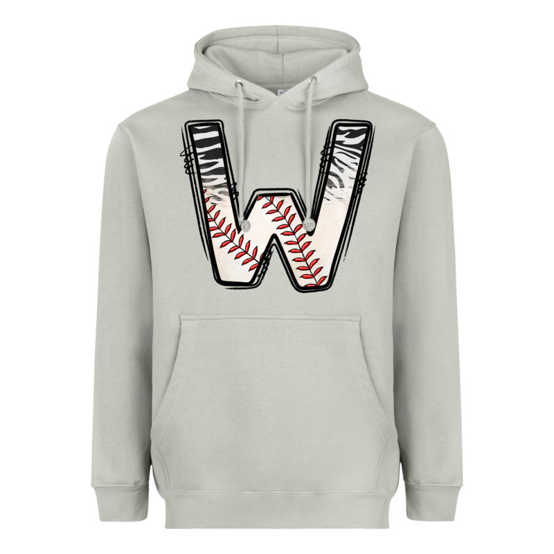 Baseball Alphabet Heavyweight Hoodie by CowhideDigitalArt | Teevron
