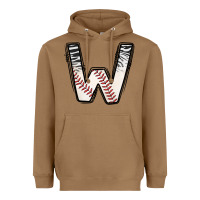 Toasted Coconut Baseball Alphabet Heavyweight Hoodie - CowhideDigitalArt