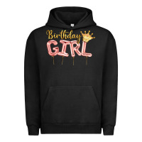 Pigment Black Birthday girl balloon Urban Hoodie - Artiststas