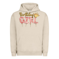 Pigment French Oak Birthday girl balloon Urban Hoodie - Artiststas