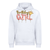 White Birthday girl balloon Urban Hoodie - Artiststas