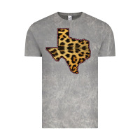 Cloud Rock Western Texas Map Leopard Pattern Vintage Tee - Bettercallsaul