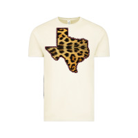 Vintage Arctic Western Texas Map Leopard Pattern Vintage Tee - Bettercallsaul