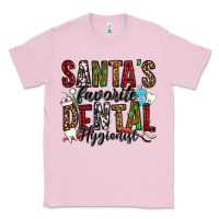 Bubblegum Pink santa's favorite dental hygienist Classic Tee - Jasminsmagicworld