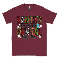 Burgundy santa's favorite dental hygienist Classic Tee - Jasminsmagicworld