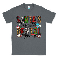 Charcoal Heather santa's favorite dental hygienist Classic Tee - Jasminsmagicworld