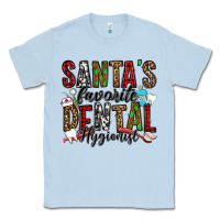 Dusty Blue santa's favorite dental hygienist Classic Tee - Jasminsmagicworld