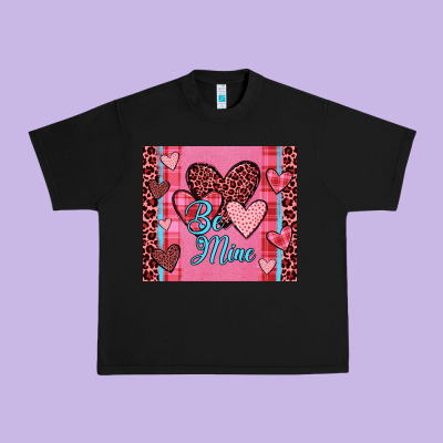 Be Mine Heart Tumbler Urban Heavy Tee Designed By Jahusdesignshop