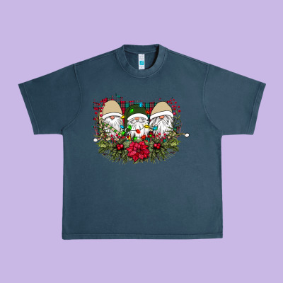Christmas Gnomes Urban Heavy Tee Designed By Bettercallsaul