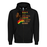 Black I am black man Zipper Hoodie - FaDigitalArtStudio