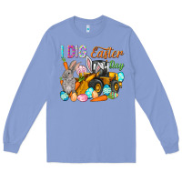 Colony Blue I dig Easter Day Long Sleeve Tee - NancyCooperArtShop