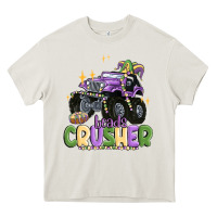 Cream beads crusher Heavy Core Tee - MaliasSmallBusiness