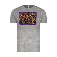 Cloud Rock mardi gras leopard background Vintage Tee - RanaPortraitStore